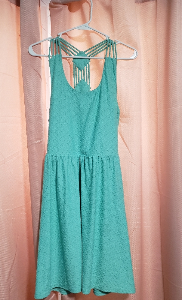 Teal summer dress